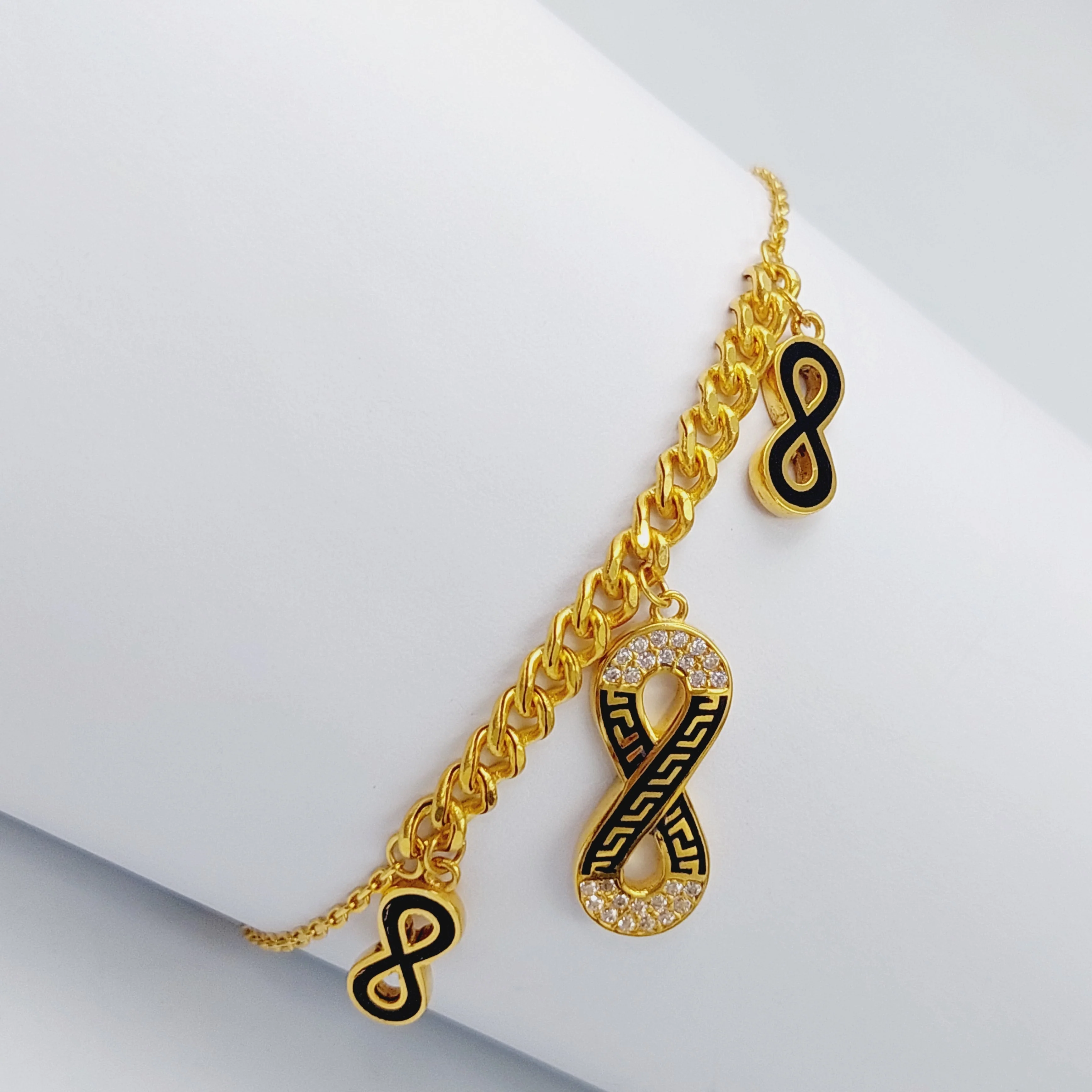 Infinite Enamel Bracelet - Image 5